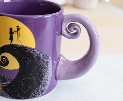 Taza Cerámica Jack & Sally De Disney, 20 Oz, Hallowe
