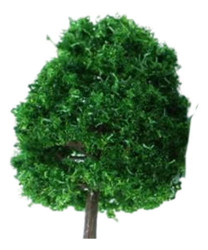 20 Peças Árvores Modelo Em Escala 1/100, Mini Verde Escuro