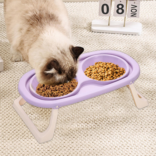 Cuenco De Agua Y Comida Para Gatos Cuenco Doble Para Gatos P