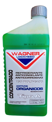 Refrigerante Anticongelante 1l Wagner Lockheed-verde 