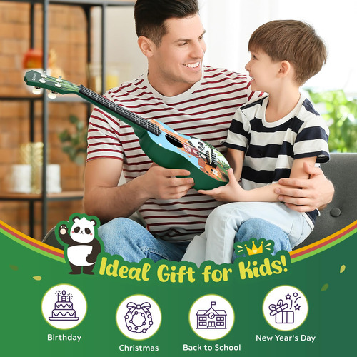 Kit Ukelele Soprano 21 Pulgadas Dibujos Animados Para Princi