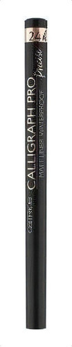 Delineador De Ojos Catrice Pro Precise 24h Waterproof Tono#1 Color Multicolor