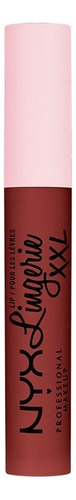 Labial Líquido Nyx Professional Lip Lingerie Xxl Matte Acabado Satinado Color Straps up