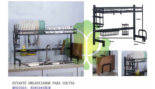 Portaplato Estante Organizador De Cocina Metal Anticorrosivo