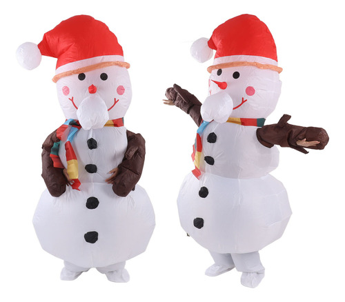 Disfraz Inflable De Navidad, Divertida Muñeca Inflable Para