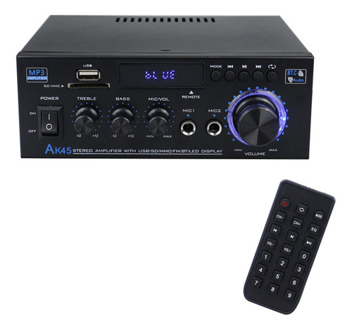 Amplificador De Sonido Amplificador Compacto De 12 Voltios A