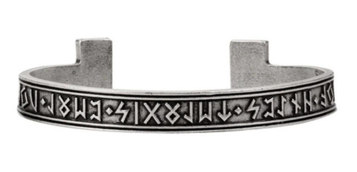 Pulseira Bracelete Masculino Viking Nórdico Vintage De Aço