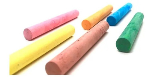 Imagen 3 de 4 de Caja X 144 Tizas Alborada Colores Intensos