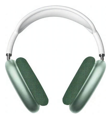 Auriculares Bluetooth Plegables Para Subwoofer AirPods Max, Color Verde Color De La Luz Verde