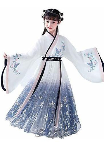 Cosplay Vida Chino Año Nuevo Hanfu Vestido Para Niños Otoño 