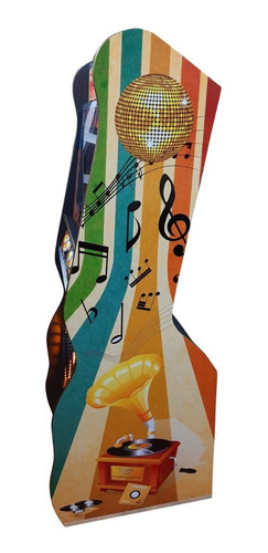 Maquina De Musica Jukebox 19 Polegadas Em Led Retrô