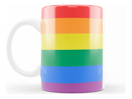 Taza Bandera Pride Orgullo Gay Lgbt Cerámica Importada