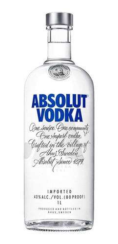 Vodka Absolut Original 750ml Kit 3 Unidade Original Promoção