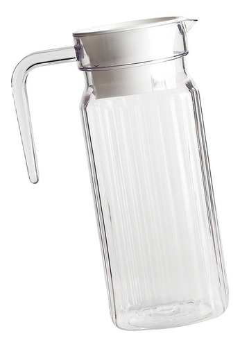 Jarra De Agua De Vidrio Caldera Rayada 800ml