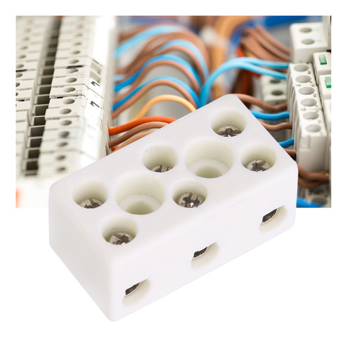 10 Conectores De Cable De Bloque De Terminales De Cerámica D