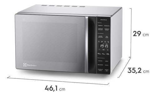 Micro-ondas Electrolux 23l Inox Efficient Me23s 220v