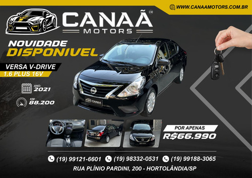 Nissan Versa VERSA V-DRIVE Esp.Ed. 1.6 16v Flex Aut.