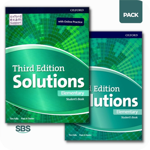 Solutions 3/ed Elementary - Student's Book + Workbook Pack -