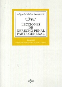 Libro Lecciones De Derecho Penal. Parte General Tomo Ii De M