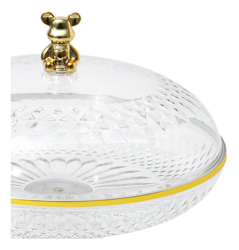 Pastel De Placa De Fruta Stand With Dome Clear Versátil