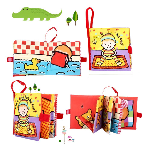 Libro De Tela Set Jollybaby Bebés Bebé Niños Juguetes De Des