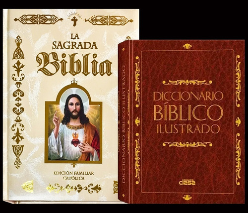 Sagrada Biblia Católica Ilustrada  + Diccionario Bíblico