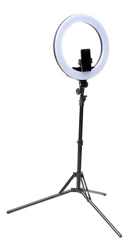 Imagen 6 de 10 de Aro Luz Ring Led Selfie Ø43cm+pie190cm+espejo Celular Visico