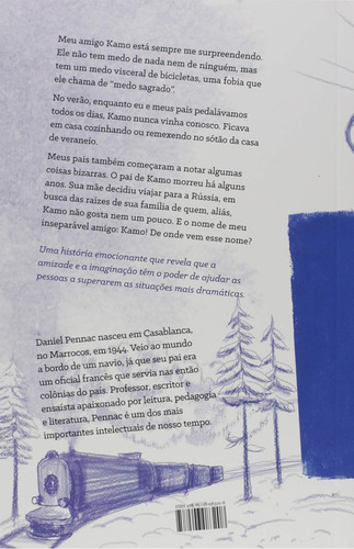 Livro A Fuga De Kamo Daniel Pennac 1ª Edição Capa Mole 2018 Português Editora Melhoramentos