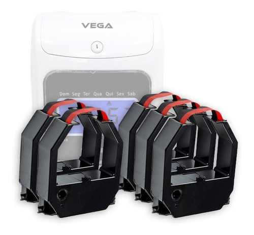 Kit 5 Fita Para Relógio De Ponto Henry Vega Dataprint 945