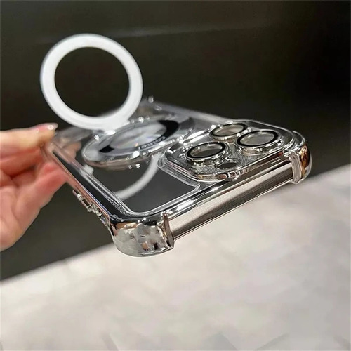 Capa Protetora Para Iphone16/15/14 Com Anel Invisível
