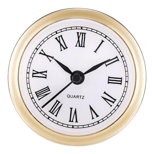 2.4in Reloj De Cuarzo Insertar Movimiento Reloj De Dorado
