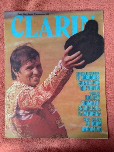 Revista Clarín Alain Delon 25 8 1979 