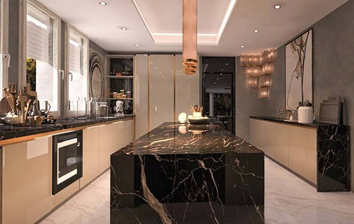Purastone Nero Marquina! Trabajos A Medida!!