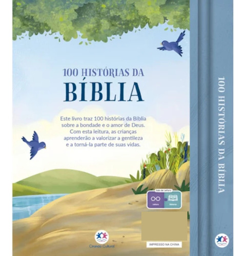Livro 100 Histórias da Bíblia por Annabelle Hicks Edição 1 Ano 2025 em Português Capa Dura Editora Ciranda Cultural