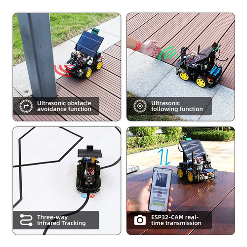 Kit De Coche Robot Programable Para Arduino Profesional Esp3
