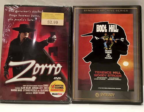 Zorro Y Boot Hill 2 Dvd Originales 