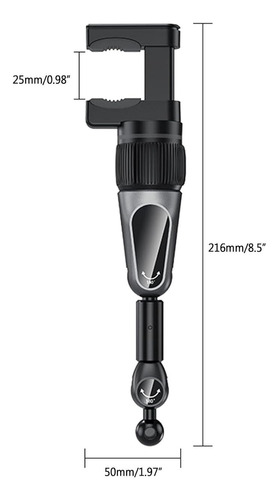Pinza Soporte Celular Brazo Micrófono Tripié Pedestal Atril