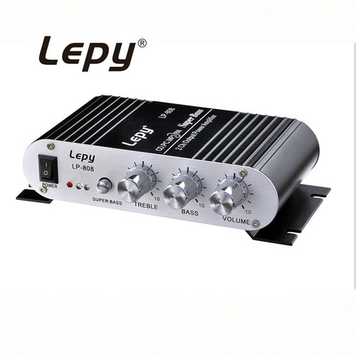 Imagem 3 de 9 de Leitor Digital Amplificador De Potência Para Carro Lp-808