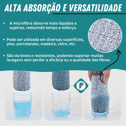 Mop Spray Rodo Reservatório Esfregão Vassoura De Microfibra