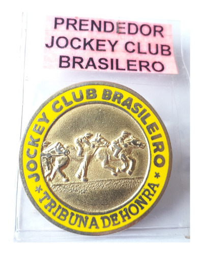 Prendedor Del Jockey Club Brasilero 