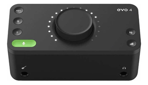 Interfaz de audio Interface Interface de Áudio Audient evo 4 127V negra 1.ª gen