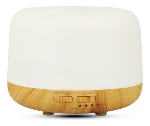 Humidificador Difusor Ultrasonico Aire Lampara Madera Color