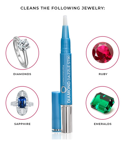 Limpiador De Joyeria Connoisseurs Diamond Dazzle Stik