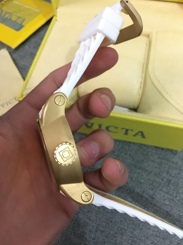 Relógio Invicta S1 Hally Yakuza 19546 Banhado A Ouro 18k