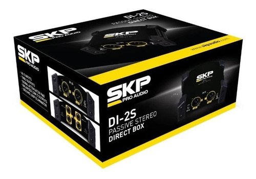 Direct Box Skp Sadi Di-2s Passivo Stereo 2 Canais