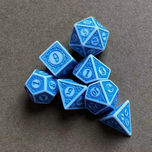 3 X 7 Uds Dados De Juego De Dados De Varios Lados Compatible