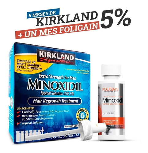Imagen 1 de 4 de 7 Meses De Minoxidil 5% Tópico | Sellados | 100% Originales
