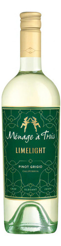 Vinho  Branco Menage Á Trois Limelight Pinot Grigio