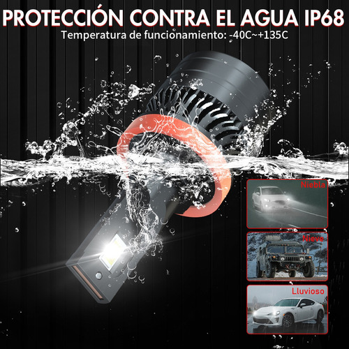 60000lm, Kit De Focos Led Para Toyota Highlander 2012 2013
