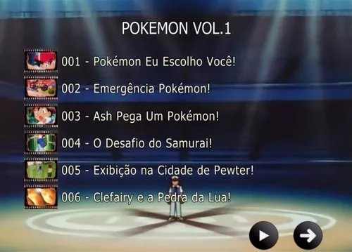 Dvd Anime Pokémon 1ª Temporada Liga Indígo Dublado